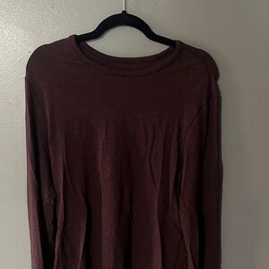 lululemon athletica Long Sleeve Tee - Dark Brown